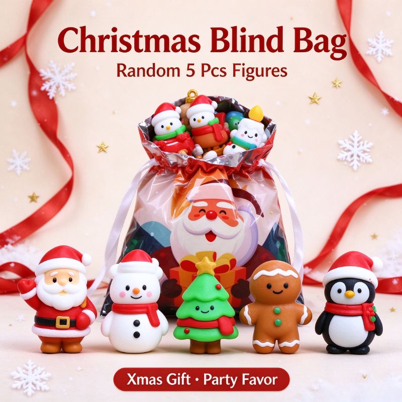 Christmas Mini Figures Blind B - Kids Toys Xmas recension och pris
