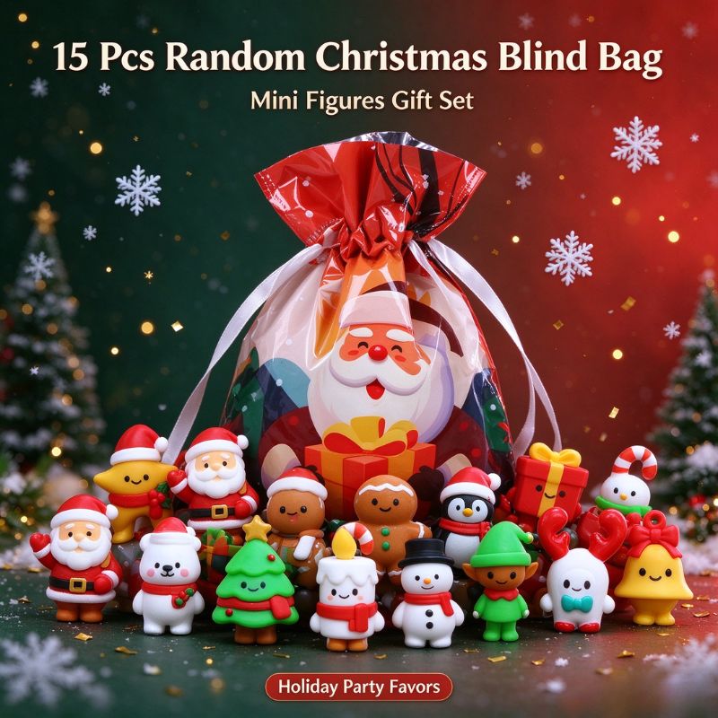 Christmas Mini Figures Blind B - Kids Toys Xmas recension och pris