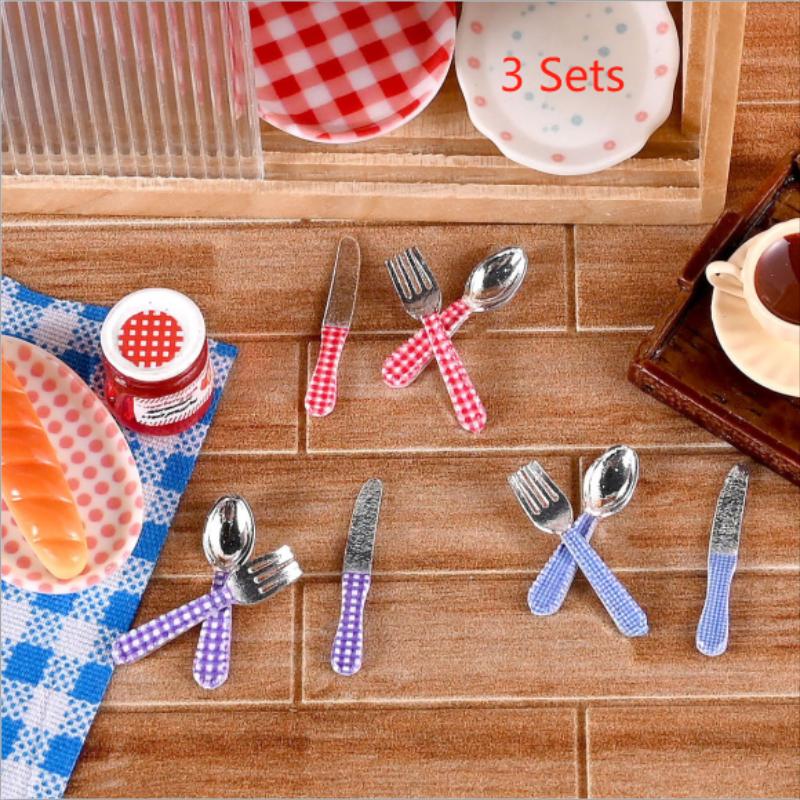 3 Set Dollhouse Miniature Kitc - Kids Toys Kitchen Set recension och pris