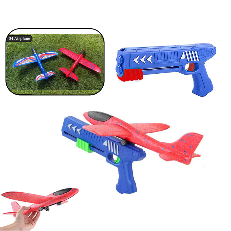 HH Kids 24/34cm Foam Plane Lau - Catapult Launcher Toy recension och pris