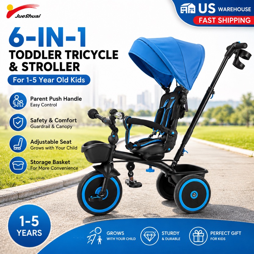 Toddler Tricycle & Stroller fo - Kids Toys 3 Year Old recension och pris