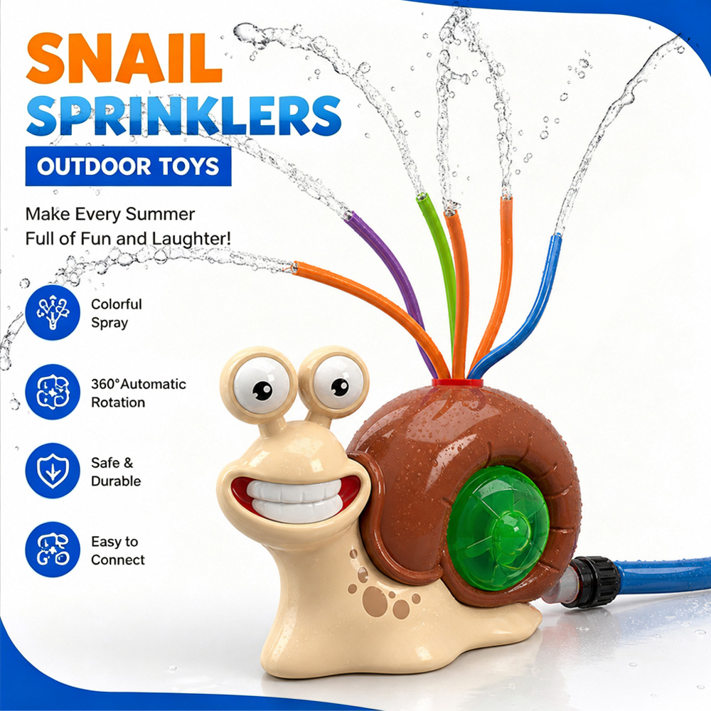 Water Spray Outdoor Toy Snail  - Kids Yard Toys recension och pris