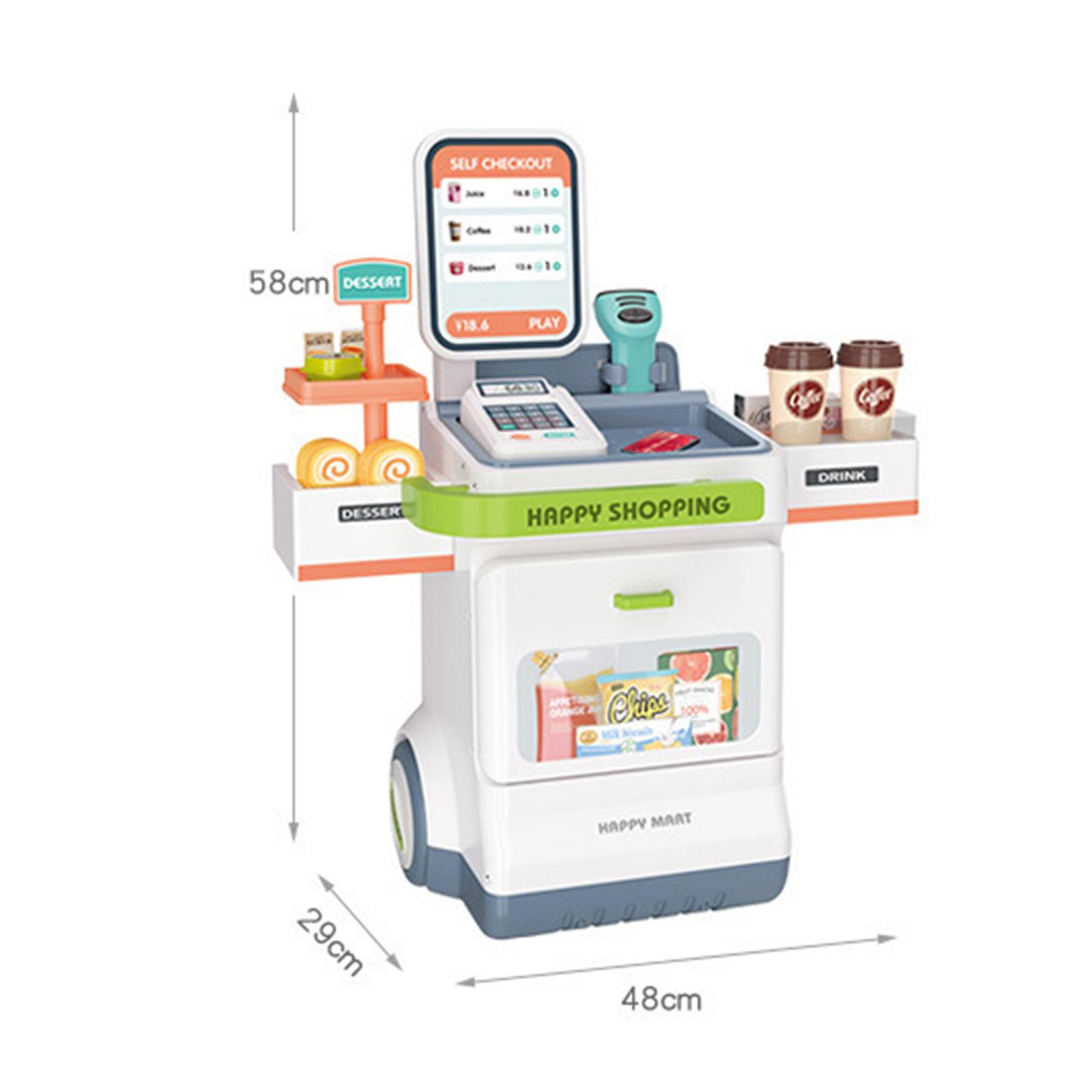 Pretend Play Supermarket Cashi - Toy Cash Register recension och pris